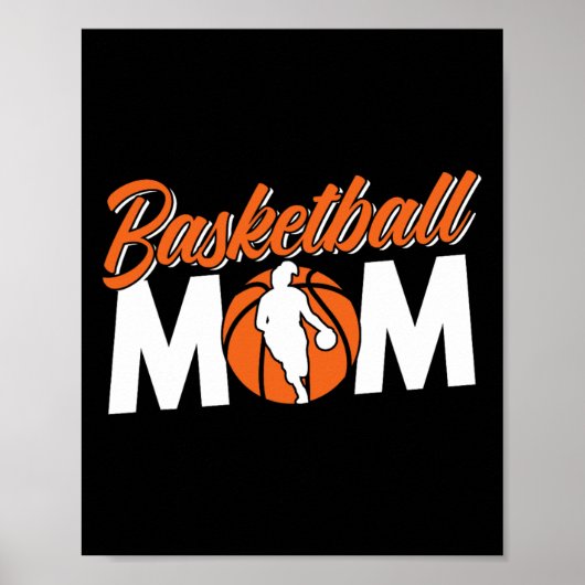 Basketball Mama Team Coach Spieler Match Mutter Mo Poster (Vorne)