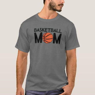 Basketball Mama Team Funny Mothers Day Game Coach  T-Shirt