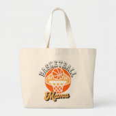 Basketball Mama Tote Bag Jumbo Stoffbeutel (Vorne)