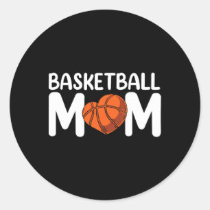 Basketball Mama Trainer Spielerteam Match Team Mut Runder Aufkleber