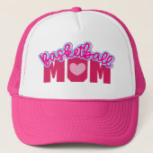 Basketball Mama Trucker Hat Truckerkappe (Vorderseite)