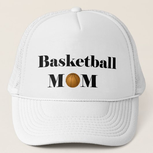Basketball-Mama Truckerkappe (Vorderseite)
