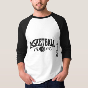 Basketball-Mama-Typografie-Design Sportliche Mam T-Shirt