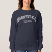 Basketball Mama Uni-Abschluss, Basketball Mama Sweatshirt (Vorderseite)