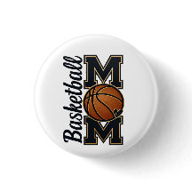 Basketball-Mama Varsity-Stil Gold Sportsteam Spir