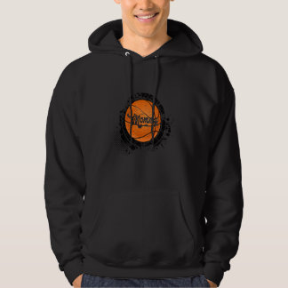 Basketball-Mama Vintage-Basketball-Familienpassend Hoodie