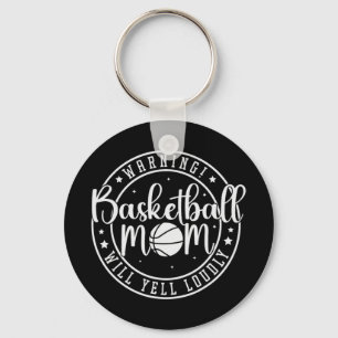Basketball-Mama wird laut schreien Schlüsselanhänger