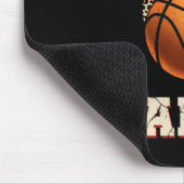 Basketball Mamaw Bandana Leopard Herz Fans Mutter Mousepad (Ecke)