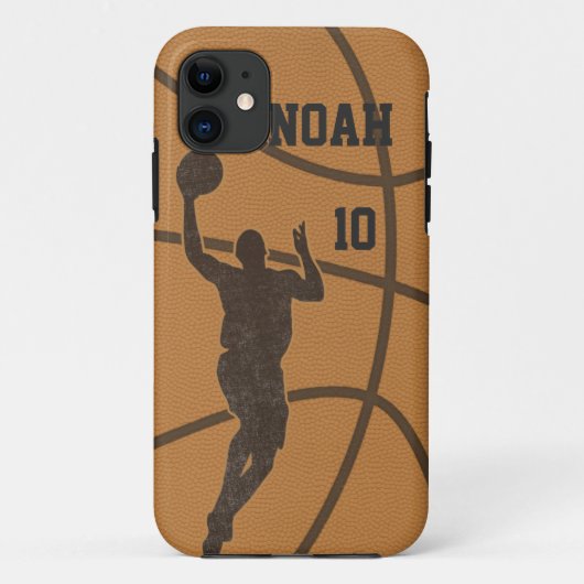 Basketball-Mann iPhone iPad iPod-Galaxie Razr Fall Case-Mate iPhone Hülle (Rückseite)