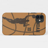 Basketball-Mann iPhone iPad iPod-Galaxie Razr Fall Case-Mate iPhone Hülle (Rückseite (Horizontal))