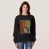 Basketball Männer Frauen Niedlich Basketball R Sweatshirt (Vorne ganz)