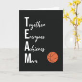 Basketball Mannschaft Karten Spieler Sport Athlet (Gelbe Blume)