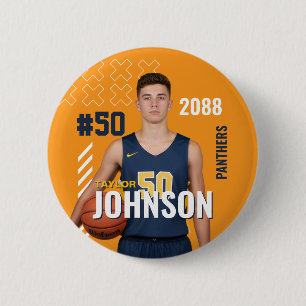 Basketball-Mannschaft Senior Night Benutzerdefinie Button