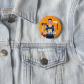 Basketball-Mannschaft Senior Night Benutzerdefinie Button (Beispiel)