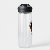 Basketball-Mannschaftsfarben personalisiert Trinkflasche (Vorderseite)