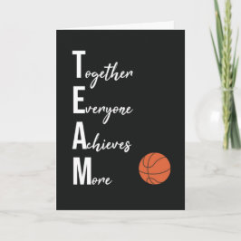 Basketball-Mannschaftskarten Spieler Sport Athlet Karte