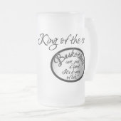 Basketball Mattglas Bierglas (VorderseiteRechts)