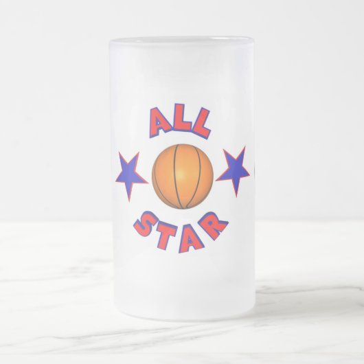 Basketball-mattierte Tasse (Mittel)