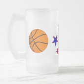 Basketball-mattierte Tasse (Links)