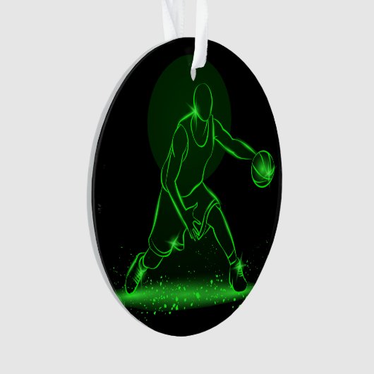 Basketball-Medaille Ornament (Vorderseite)