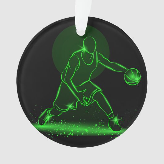 Basketball-Medaille Ornament (Vorderseite)