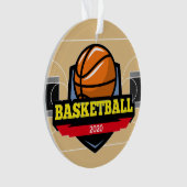Basketball-Medaille Ornament (Vorderseite)