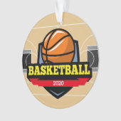 Basketball-Medaille Ornament (Vorderseite)