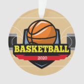 Basketball-Medaille Ornament (Vorderseite)