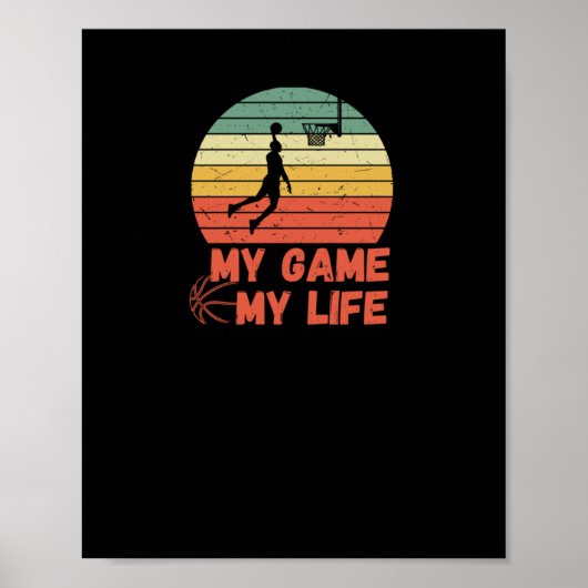 Basketball Mein Leben Poster (Vorne)