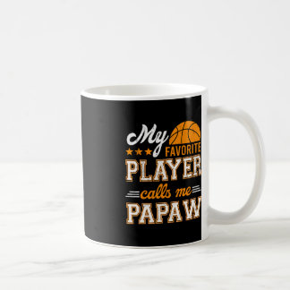 Basketball Mein Lieblingsspieler ruft mich Papa an Kaffeetasse