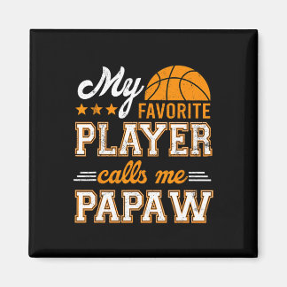 Basketball Mein Lieblingsspieler ruft mich Papa an Magnet