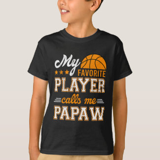 Basketball Mein Lieblingsspieler ruft mich Papa an T-Shirt