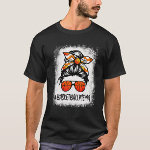Basketball Mema Life Messy Bun Basketball geblasen T-Shirt