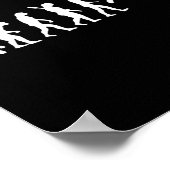Basketball - menschliche Evolution Darwin Poster (Ecke)