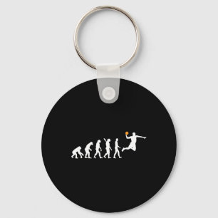 Basketball - menschliche Evolution Darwin Schlüsselanhänger