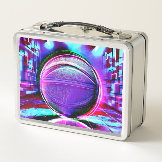 Basketball Metal Lunchbox (Rückseite)