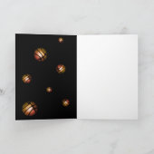 Basketball Metallisches Foto Danke, Coach Card Dankeskarte (Innenseite)