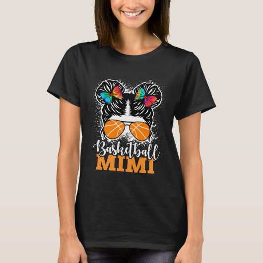 Basketball Mimi Game Day Grandma T-Shirt (Vorderseite)