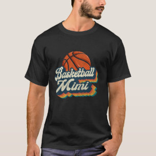 Basketball Mimi Retro Geschenk Basketball Mimi Fun T-Shirt