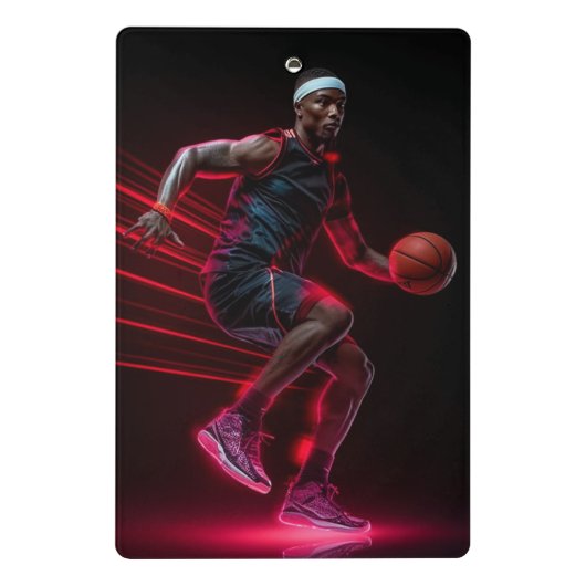 Basketball Mini Klemmbrett (Rückseite)