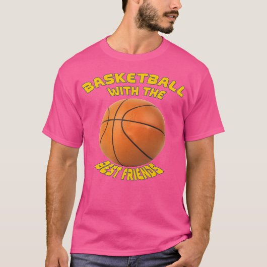 Basketball mit dem besten Freund T-Shirt (Vorderseite)