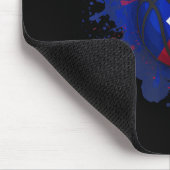Basketball mit Haifahne Mousepad (Ecke)