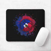 Basketball mit Haifahne Mousepad (Mit Mouse)