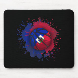 Basketball mit Haifahne Mousepad