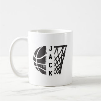 Basketball mit Ihrem Namen oder Team Kaffeetasse