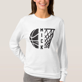 Basketball mit Ihrem Namen oder Team T-Shirt