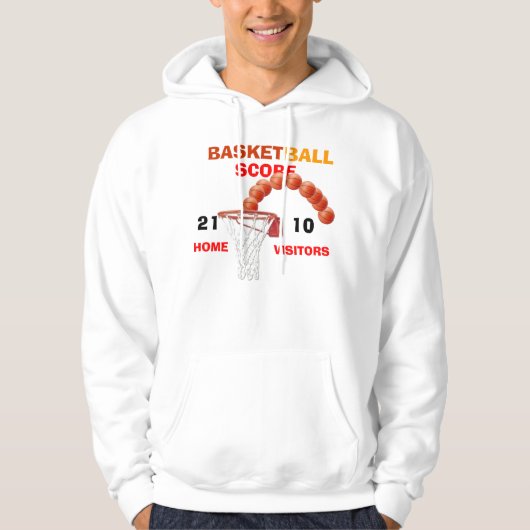 BASKETBALL! MIT KAPUZE SWEATSHIRT (Vorderseite)