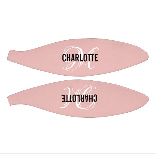 Basketball mit rosafarbenem Monogramm (Panele)