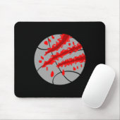 Basketball mit rotem Klauen Mousepad (Mit Mouse)