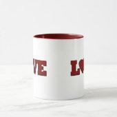 Basketball mit rotem Liebe Tasse (Zentrum)